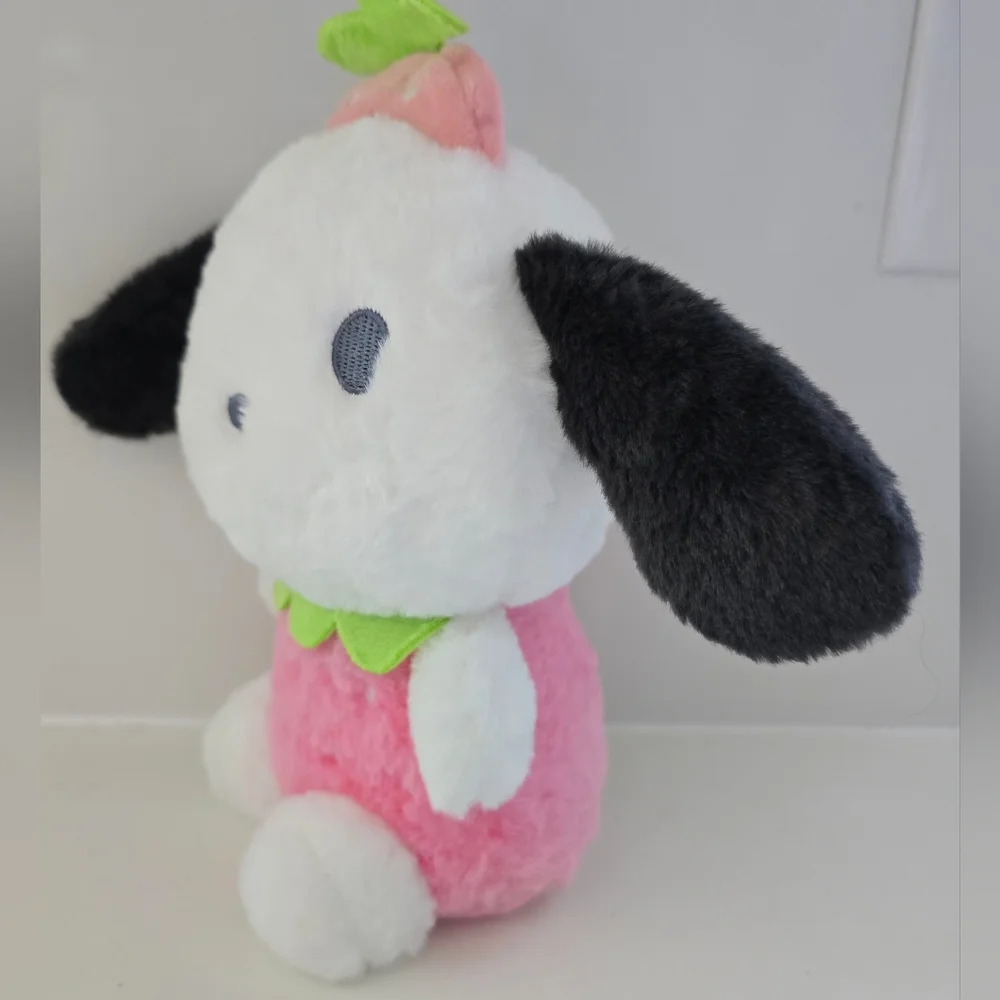 Sanrio Pochacco Strawberry Plush Stuffed Animal‎ 10 Inches